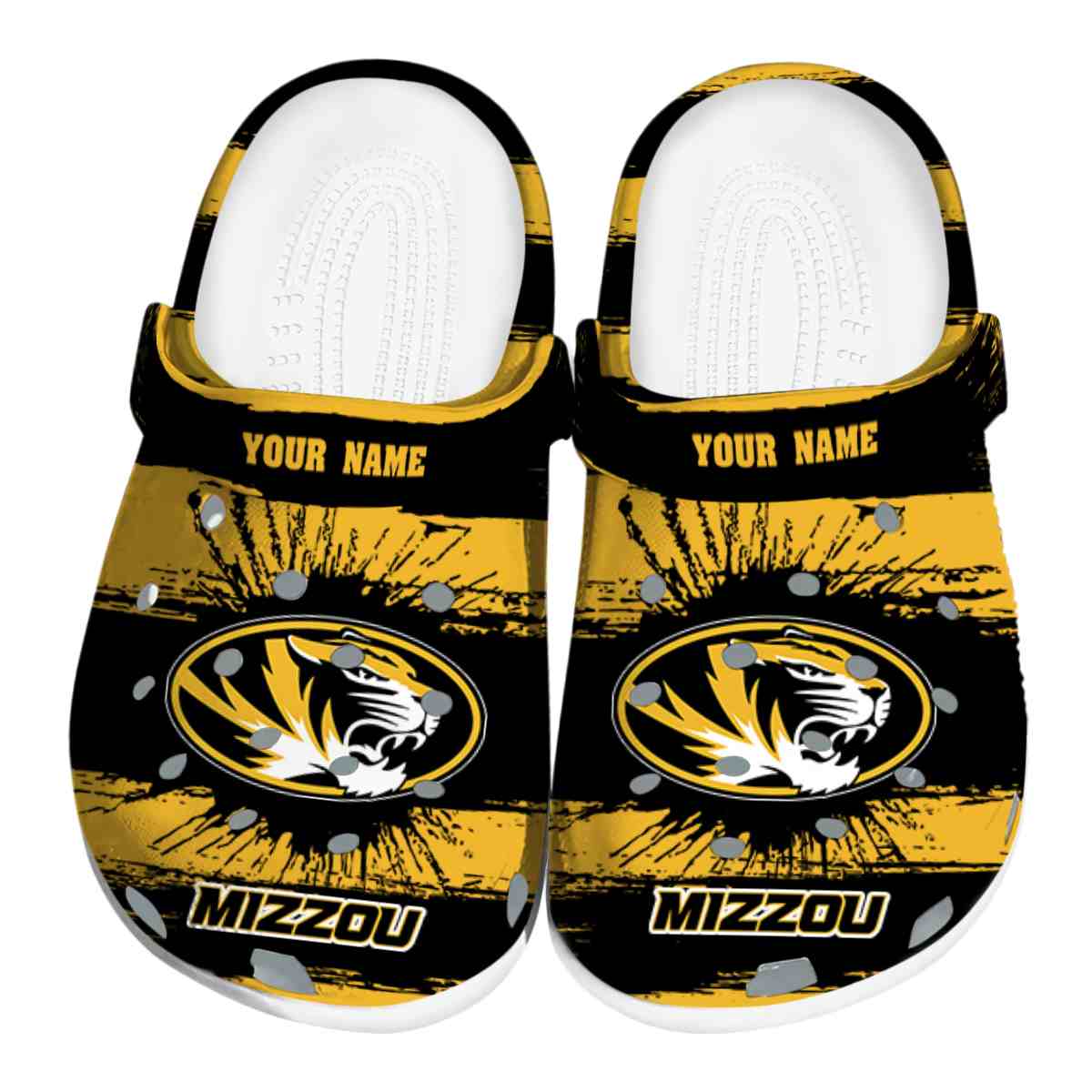 Missouri Tigers NCAA Sport Crocs Crocband Clogs Shoes Comfortable For Men Women and Kids