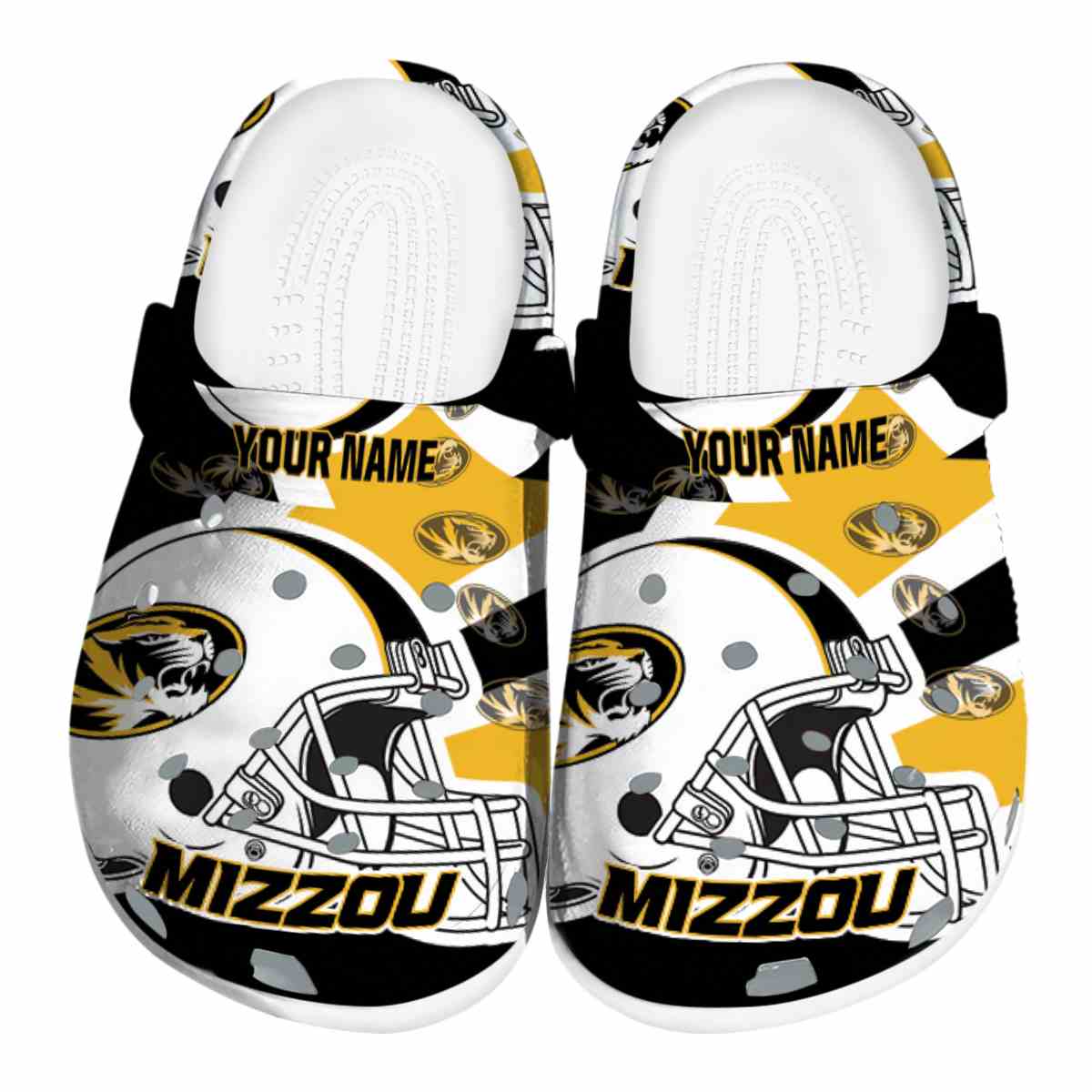 Missouri Tigers NCAA Sport Crocs Crocband Clogs Shoes Comfortable For Men Women and Kids
