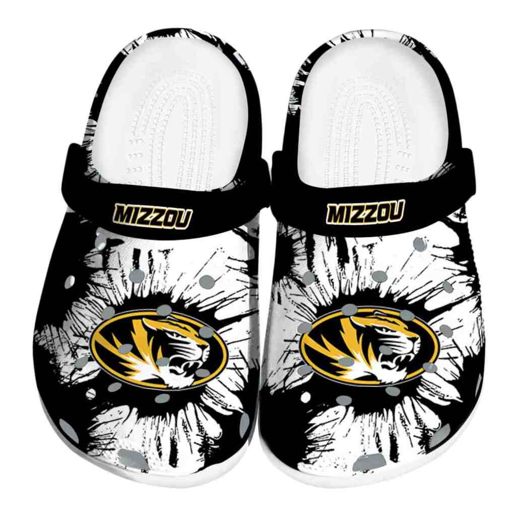 Missouri Tigers Splatter Graphics ClogTVC1801710