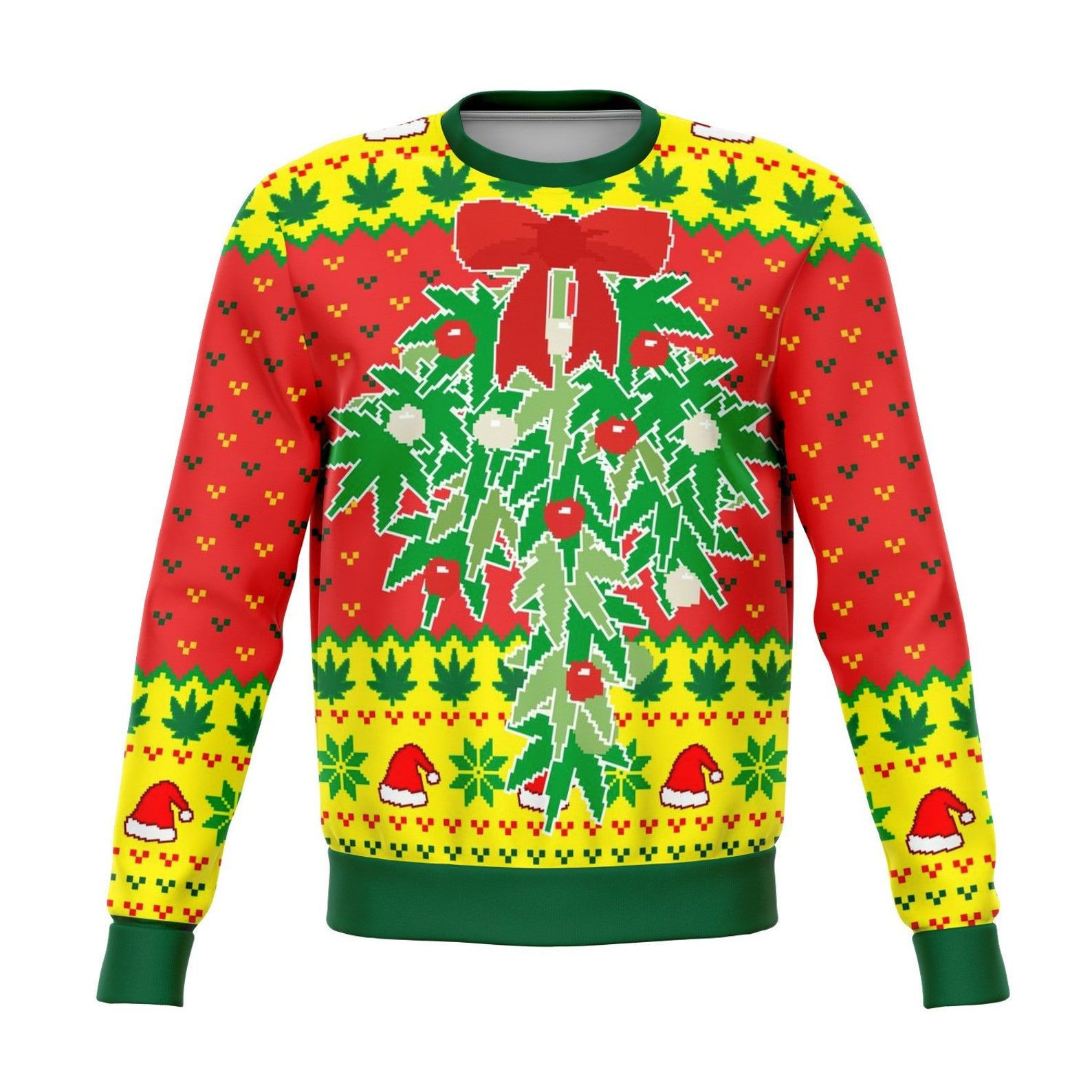 Mistlestoned Ugly Christmas Sweater Adult 3D Funny Matching for family