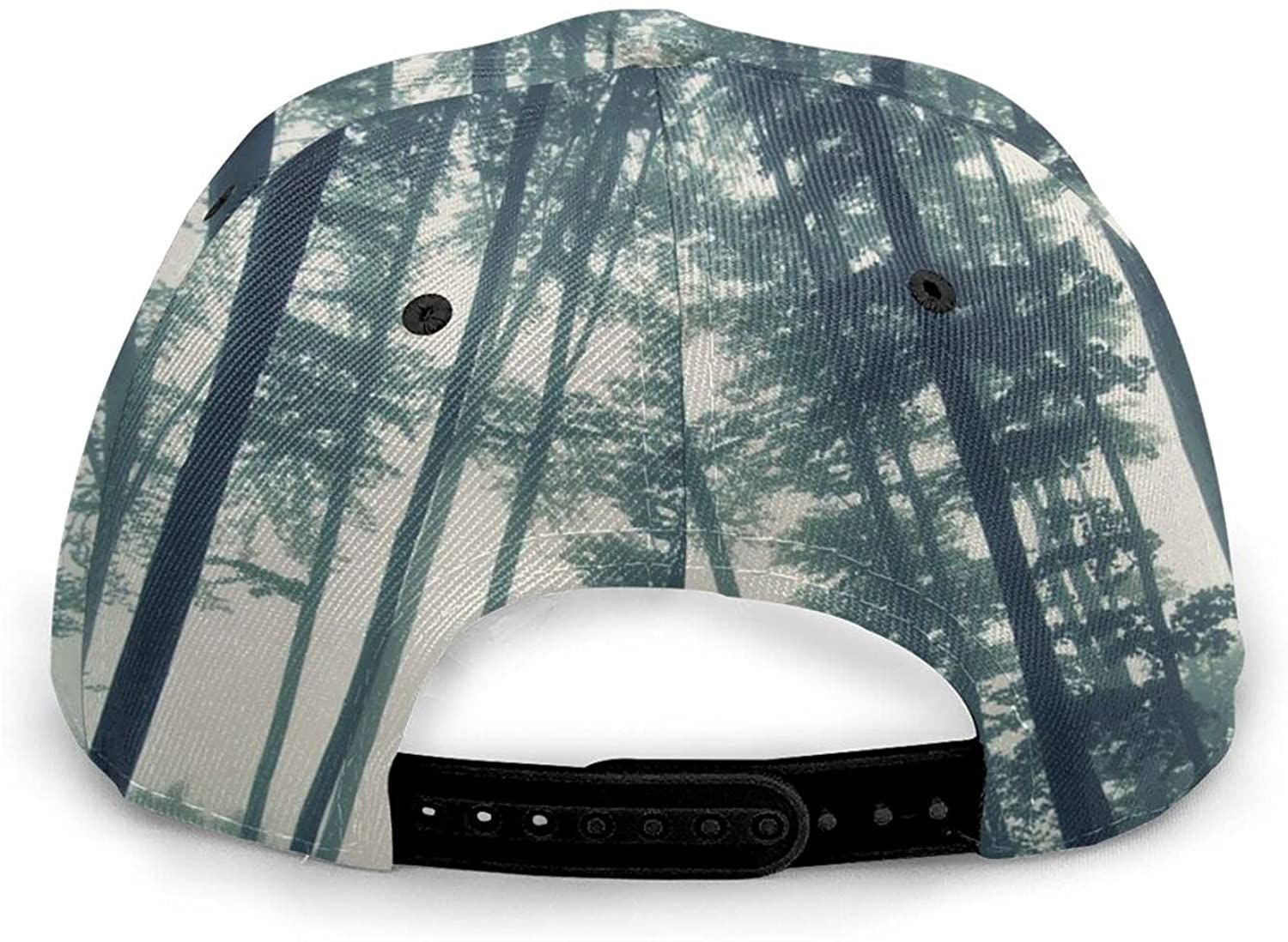 Misty Forest Classic Baseball 3D Cap Adjustable Twill Sports Dad Hats for Unisex Trucker Hats Custom Hats Gifts For Men & Women
