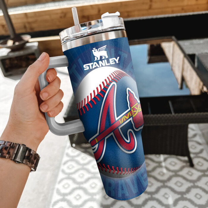 MLB Atlanta Braves Custom Stanley Cup 40 oz 30 oz Tumbler With HandleTVC2301855