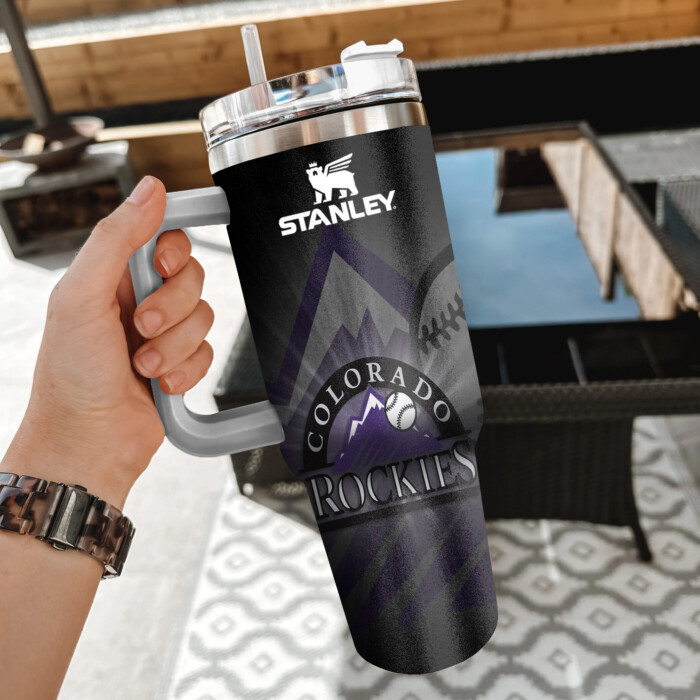 MLB Colorado Rockies Custom Stanley Cup 40 oz 30 oz Tumbler With HandleTVC2301855