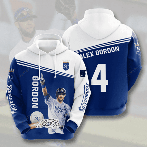 MLB Kansas City Royals 3D All Over Print Hoodie, Zip Hoodie