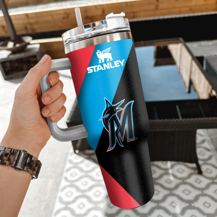 MLB Miami Marlins Custom Stanley Cup 40 oz 30 oz Tumbler With HandleTVC2301855