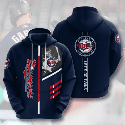 MLB Minnesota Twins 3D All Over Print Hoodie, Zip Hoodie