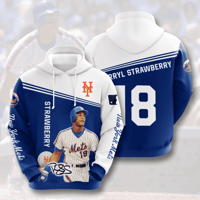 MLB New York Mets 3D All Over Print Hoodie, Zip Hoodie