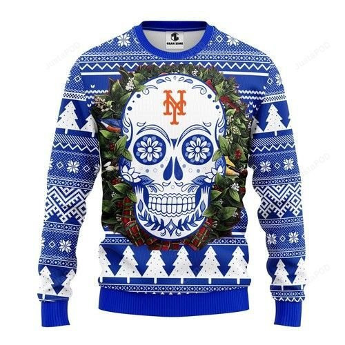 Mlb New York Mets Ugly Christmas Sweater Adult 3D Funny Matching for family