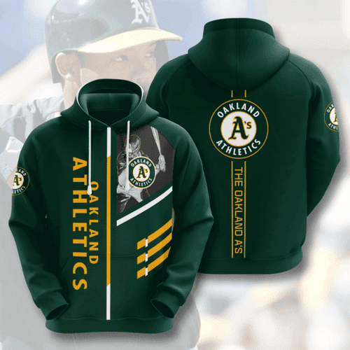 MLB Oakland Athletics 3D All Over Print Hoodie, Zip Hoodie