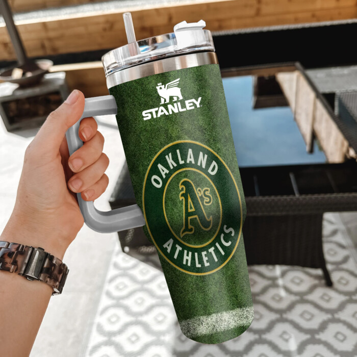MLB Oakland Athletics Custom Stanley Cup 40 oz 30 oz Tumbler With HandleTVC2301856