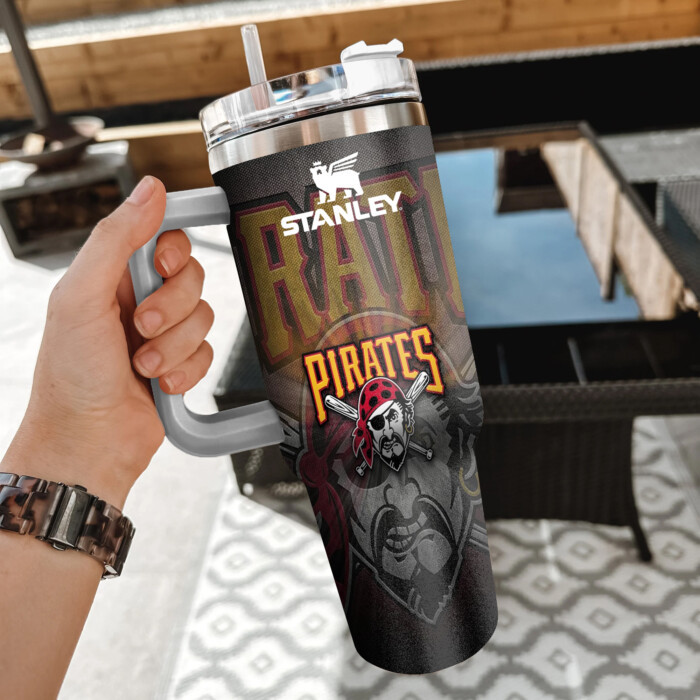 MLB Pittsburgh Pirates Custom Stanley Cup 40 oz 30 oz Tumbler With HandleTVC2301856