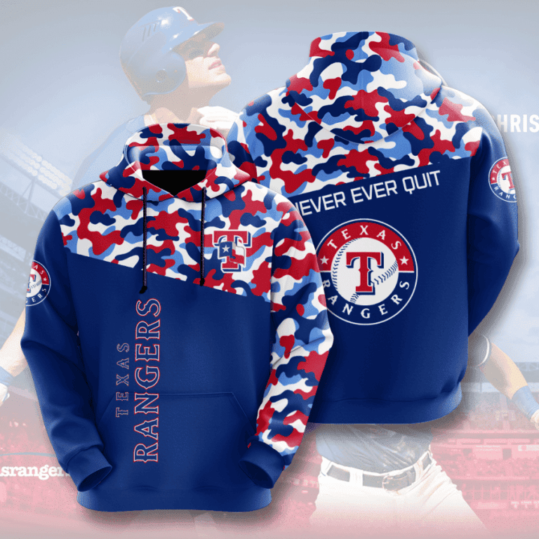 MLB Texas Rangers 3D All Over Print Hoodie, Zip Hoodie