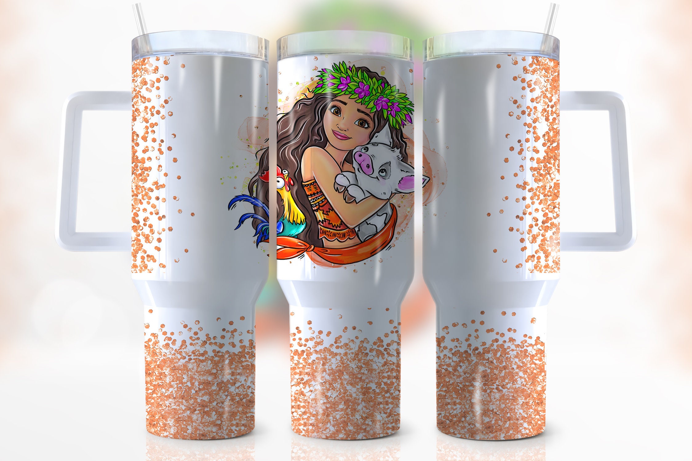 Moana Disney Cartoon Custom Stanley Cup 40 oz 30 oz Tumbler With HandleTVC2301946