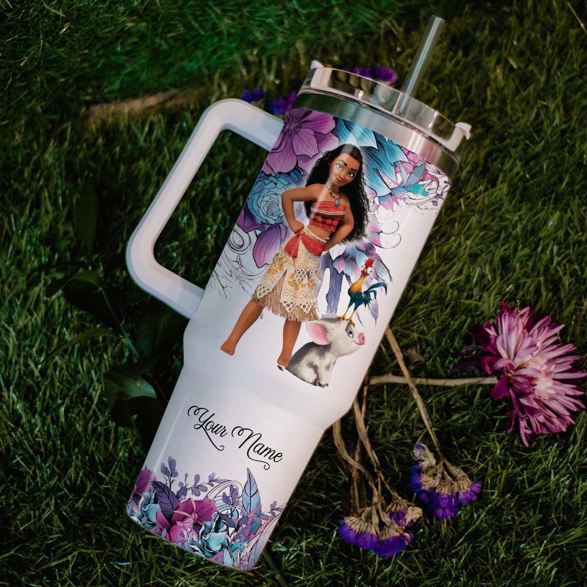 Moana Disney Princess Cartoon Custom Stanley Cup 40 oz 30 oz Tumbler With HandleTVC2301828 - Image 6