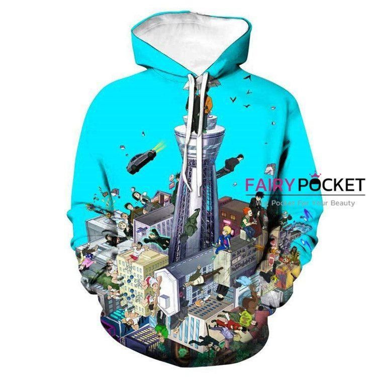 Mob Psycho 100 3D All Over Print Hoodie, Zip Hoodie