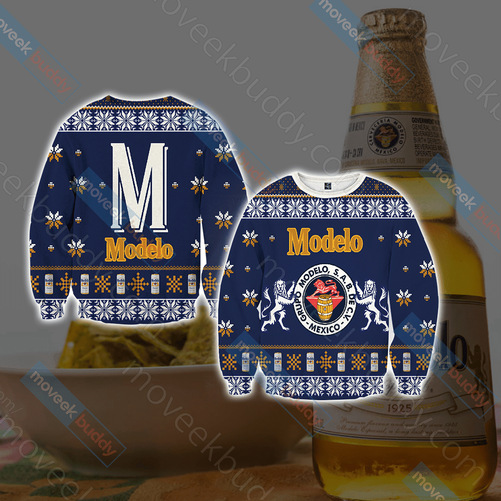Modelo Version Ugly Christmas Sweater Adult 3D Funny Matching for family