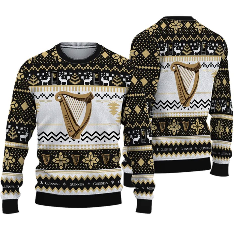 Modern Guinness Christmas Sweater