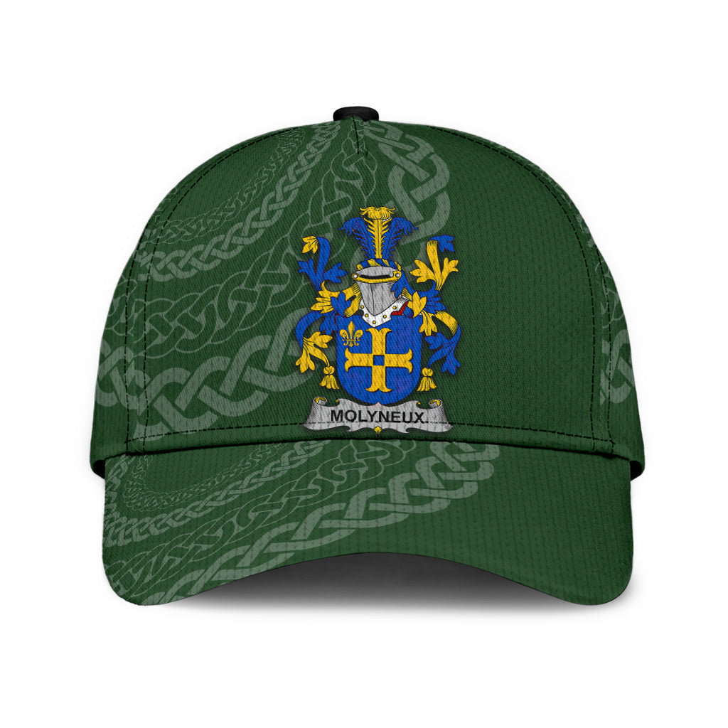 Molyneux Coat Of Arms - Irish Family Crest St Patrick's Day Hat Classic Cap Trucker Hats Custom Hats Gifts For Men & Women