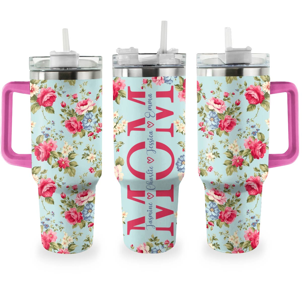 Mom Lovely Custom Stanley Cup 40 oz 30 oz Tumbler With HandleTVC2301787 - Image 2