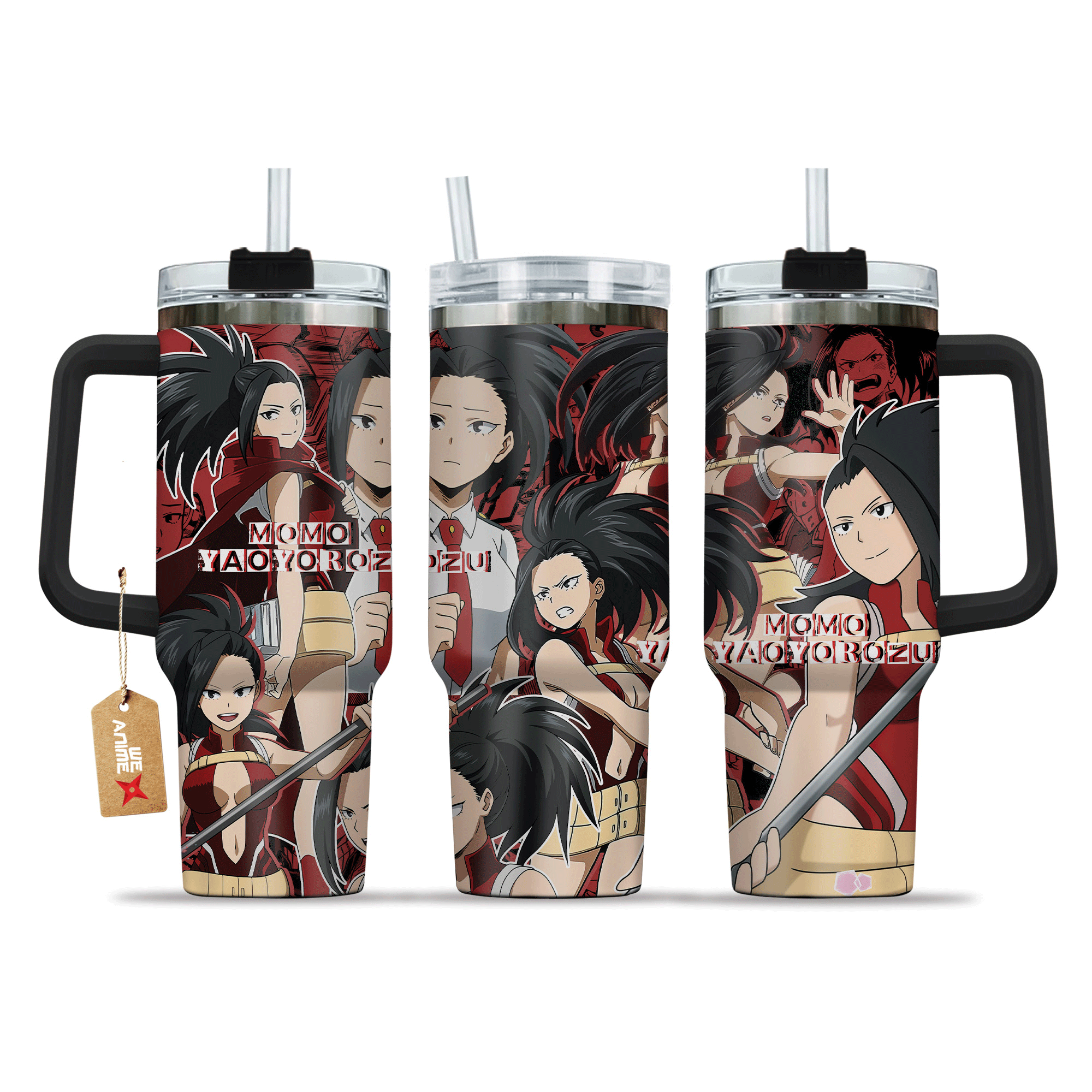 Momo Yaoyorozu My Hero Academia Anime Custom Stanley Cup 40 oz 30 oz Tumbler With HandleTVC2301148