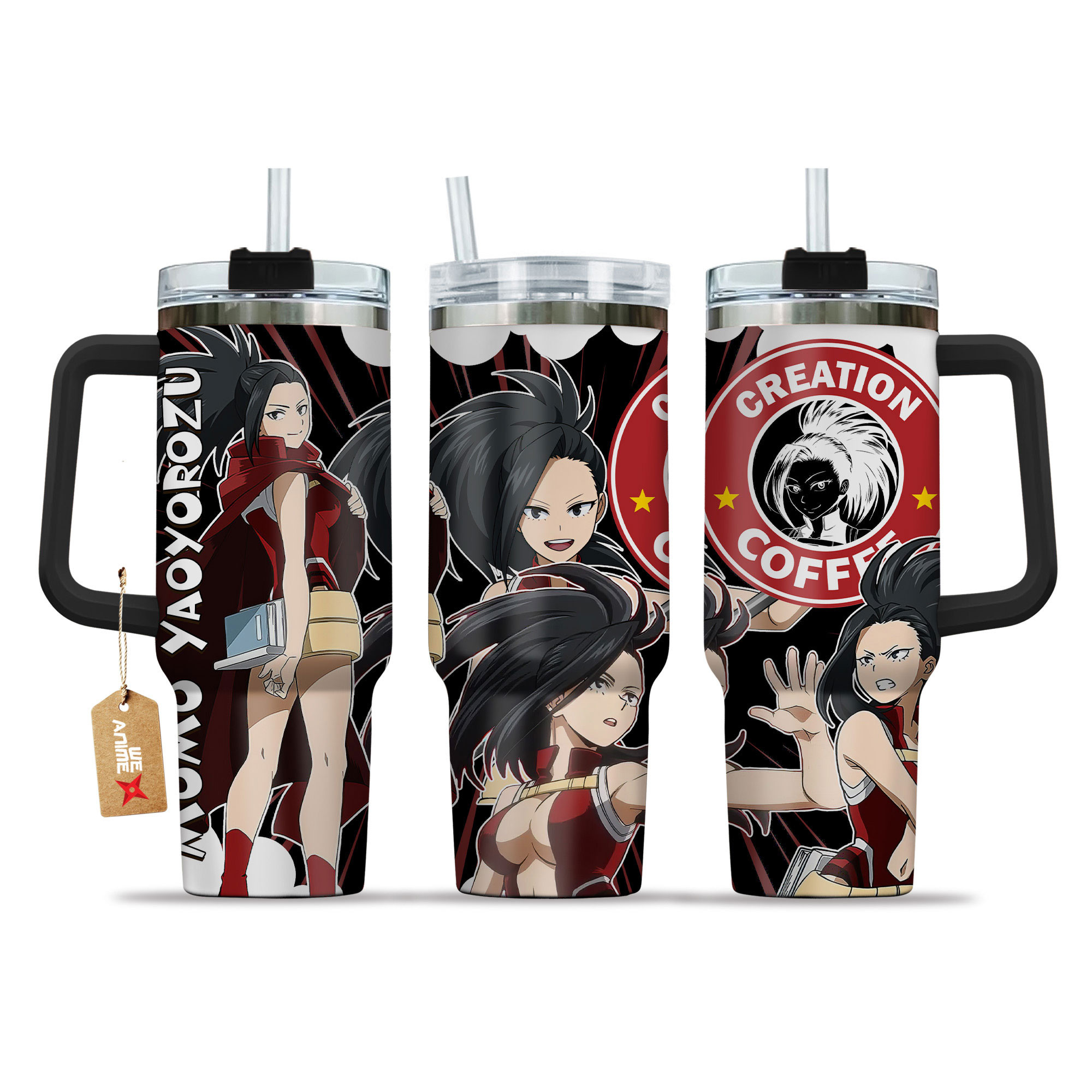 Momo Yaoyorozu My Hero Academia Anime Custom Stanley Cup 40 oz 30 oz Tumbler With HandleTVC2301151