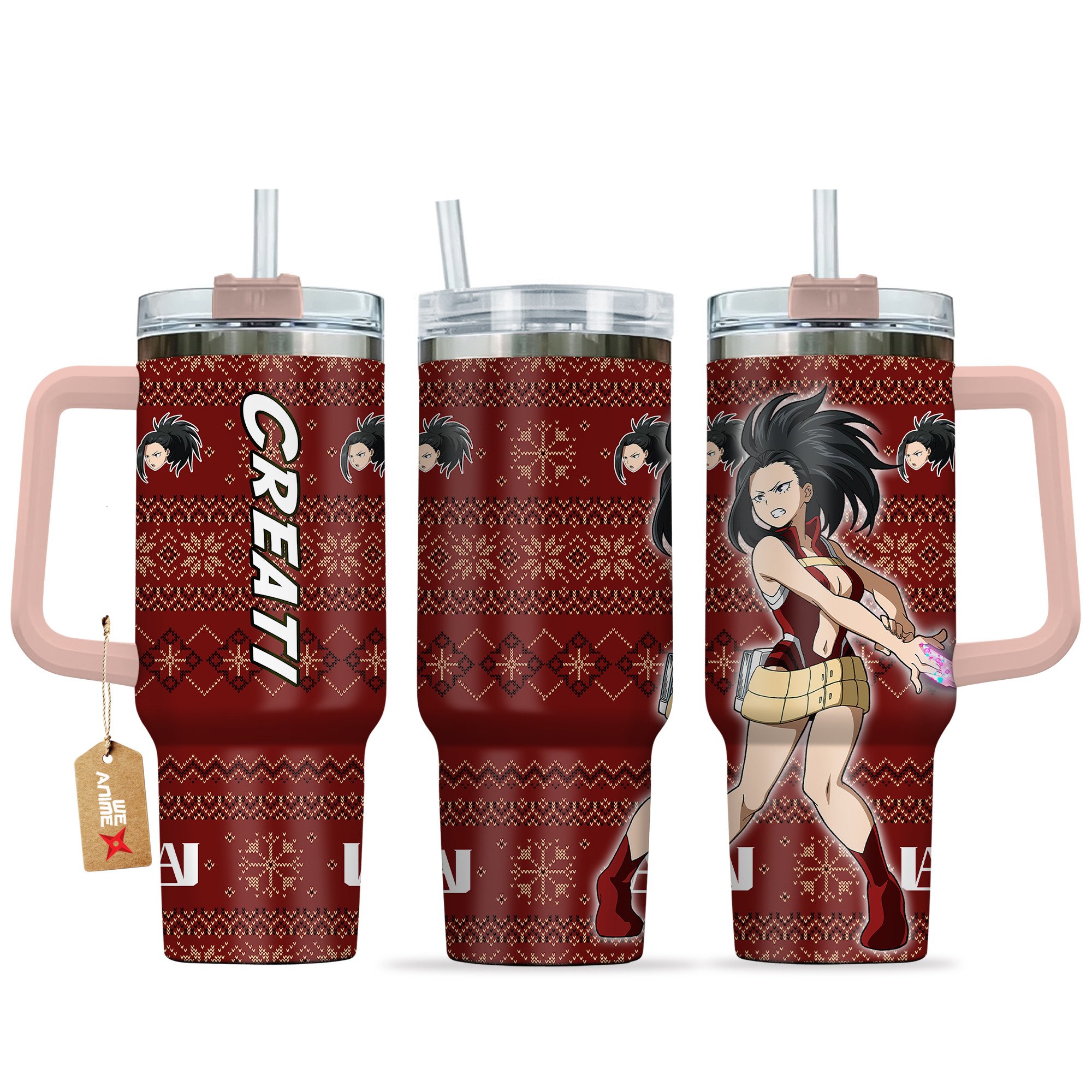 Momo Yaoyorozu My Hero Academia Anime Custom Stanley Cup 40 oz 30 oz Tumbler With HandleTVC2301165