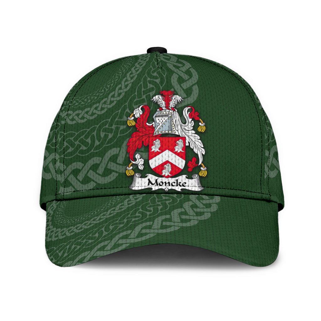 Moncke Coat Of Arms - Irish Family Crest St Patrick's Day Hat Classic Cap Trucker Hats Custom Hats Gifts For Men & Women
