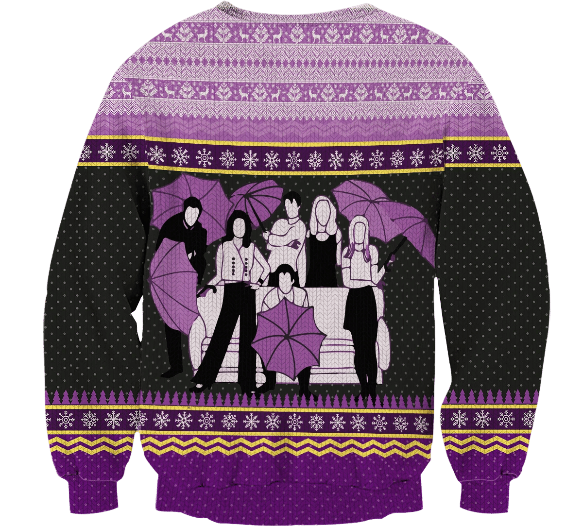 Monica Happy Hanukkah Ugly Christmas Sweater Adult 3D Funny Matching for family - Image 2