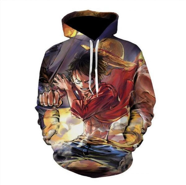 Monkey D Luffy 3D All Over Print Hoodie, Zip Hoodie