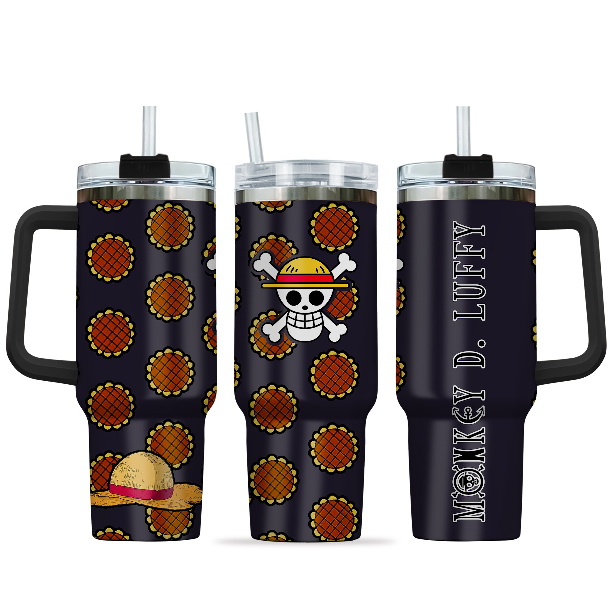 Monkey D. Luffy Dressrosa Arc One Piece Anime Custom Stanley Cup 40 oz 30 oz Tumbler With HandleTVC2301141