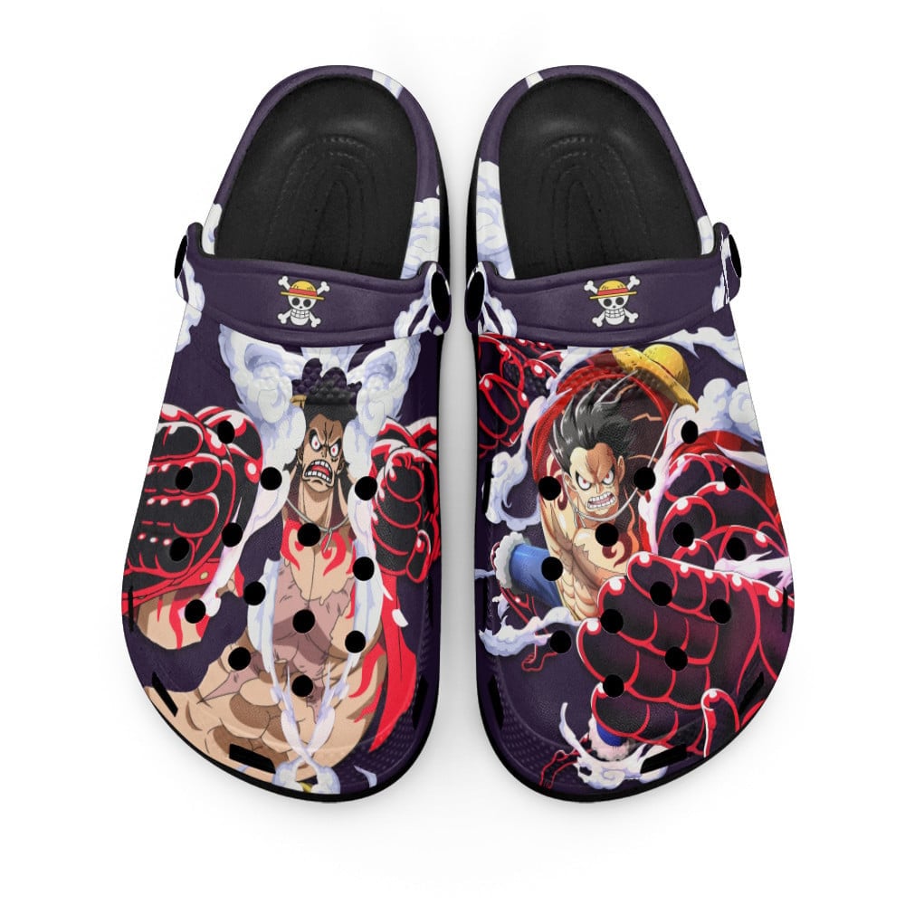 Monkey D. Luffy Gear 4 One Piece Anime Crocs Crocband Clogs Shoes Comfortable For Men Women and Kids