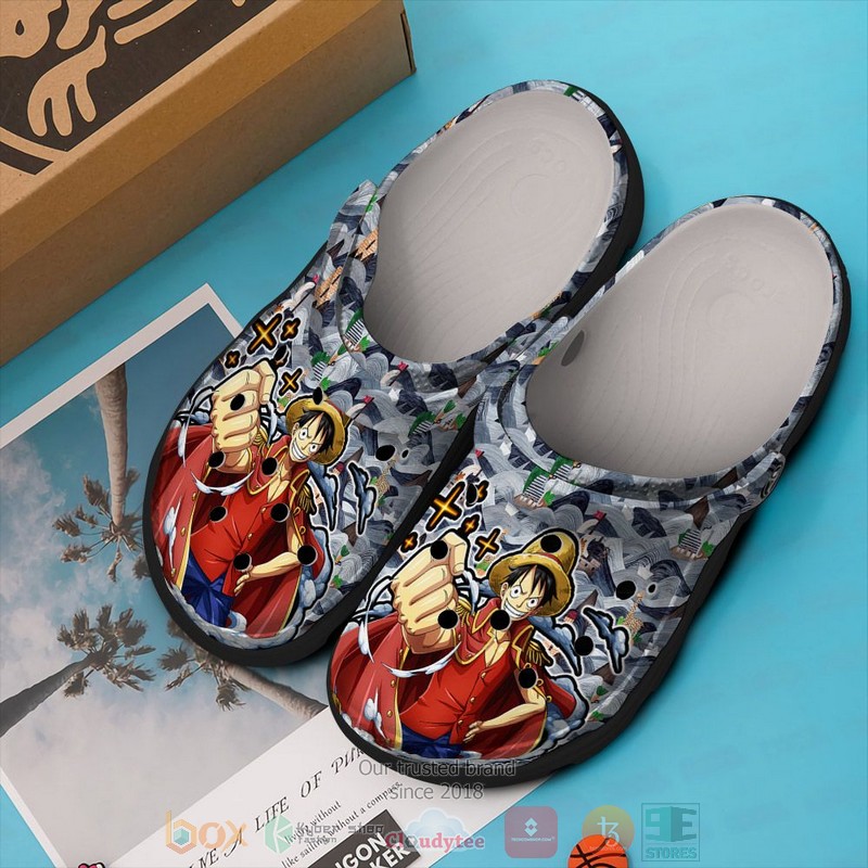 Monkey D. Luffy One Piece Anime Crocs Crocband Clogs Shoes Comfortable For Men Women and Kids