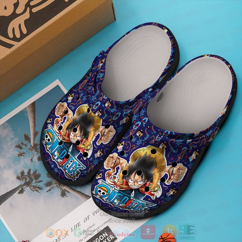 Monkey D. Luffy One Piece Anime Crocs Crocband Clogs Shoes Comfortable For Men Women and Kids