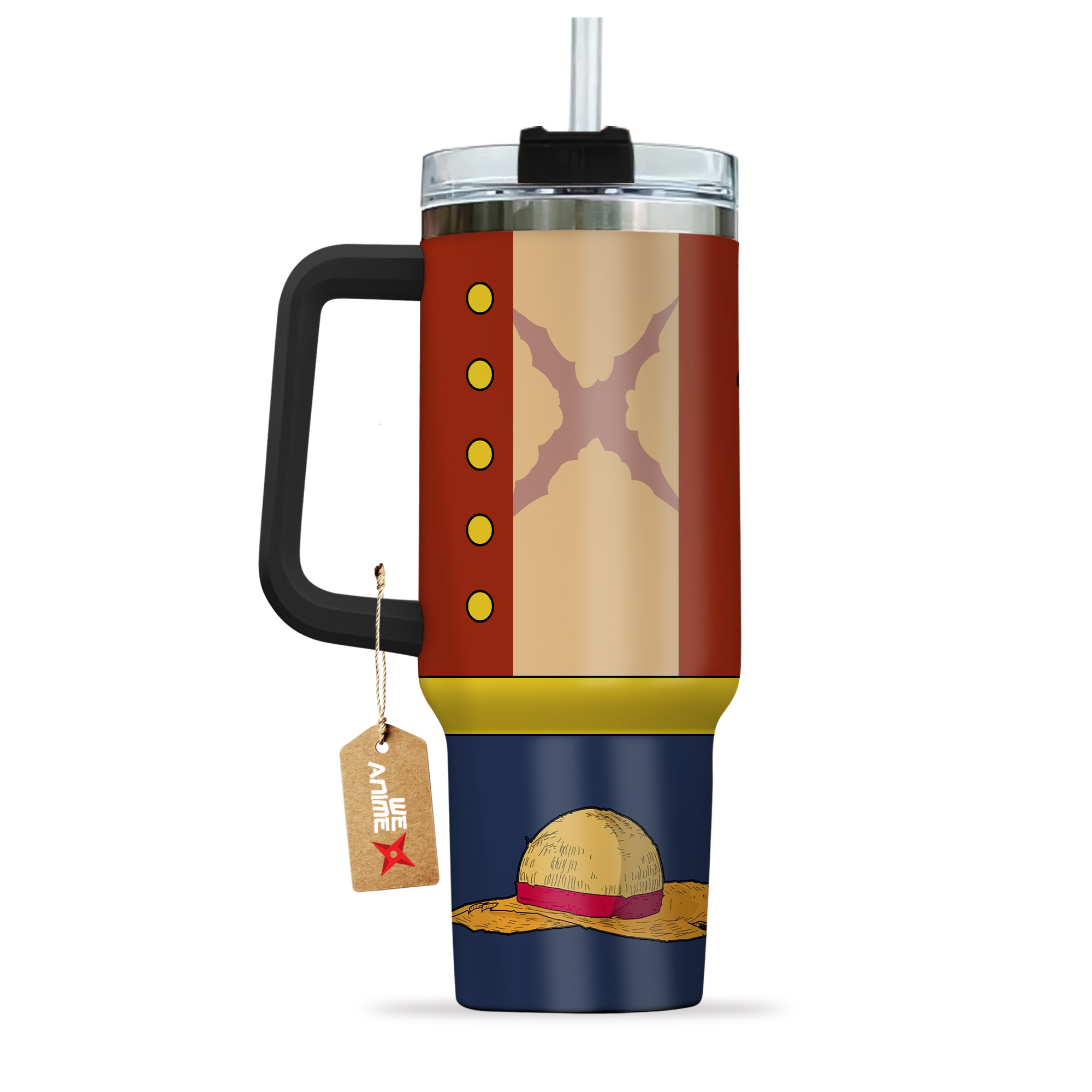Monkey D. Luffy One Piece Anime Custom Stanley Cup 40 oz 30 oz Tumbler With HandleTVC2301141 - Image 3