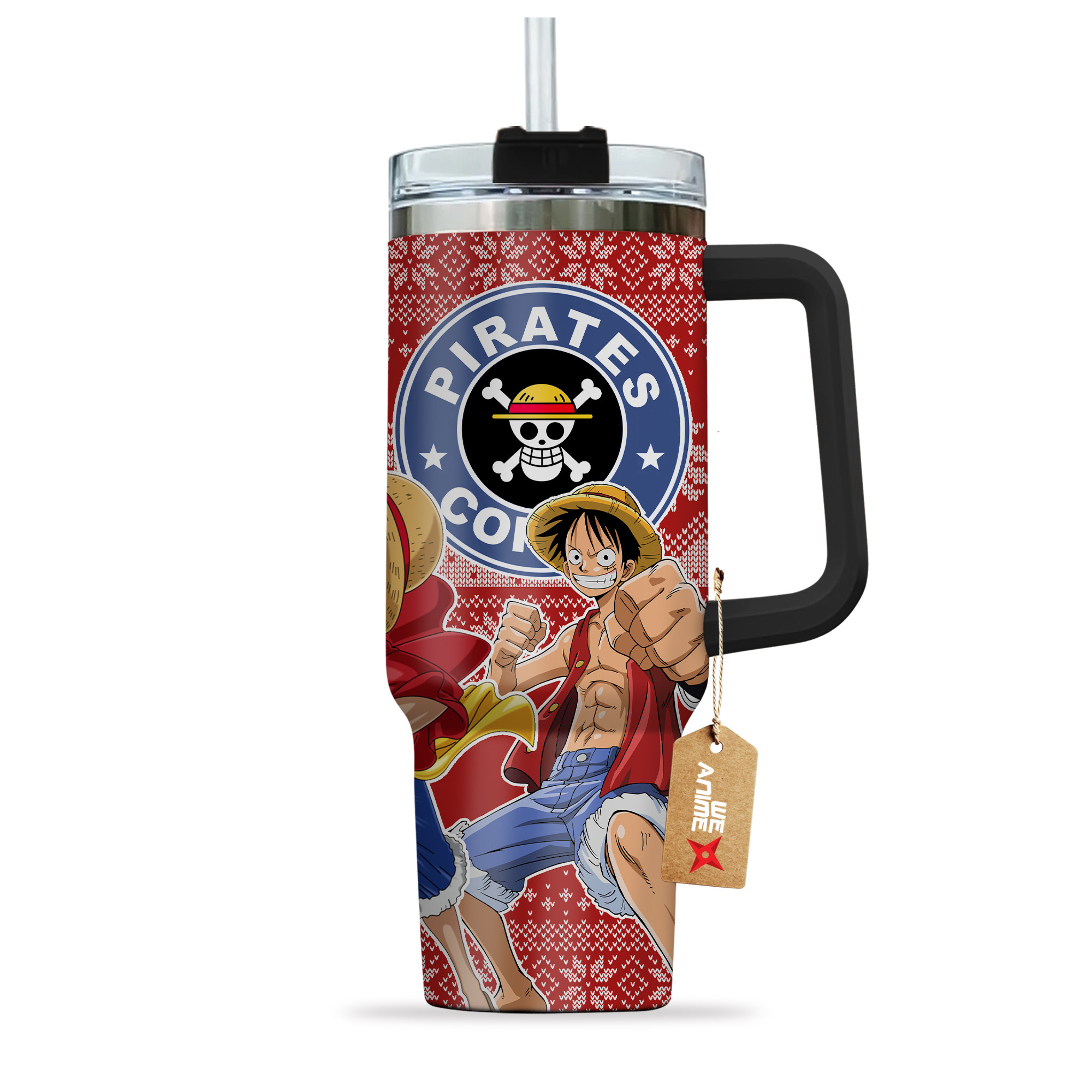 Monkey D. Luffy One Piece Anime Custom Stanley Cup 40 oz 30 oz Tumbler With HandleTVC2301155 - Image 4