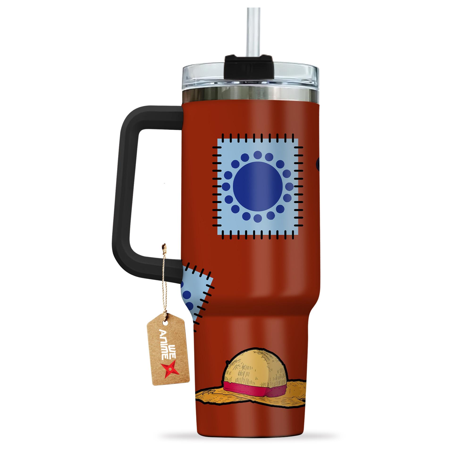 Monkey D. Luffy Wano Arc One Piece Anime Custom Stanley Cup 40 oz 30 oz Tumbler With HandleTVC2301138 - Image 3