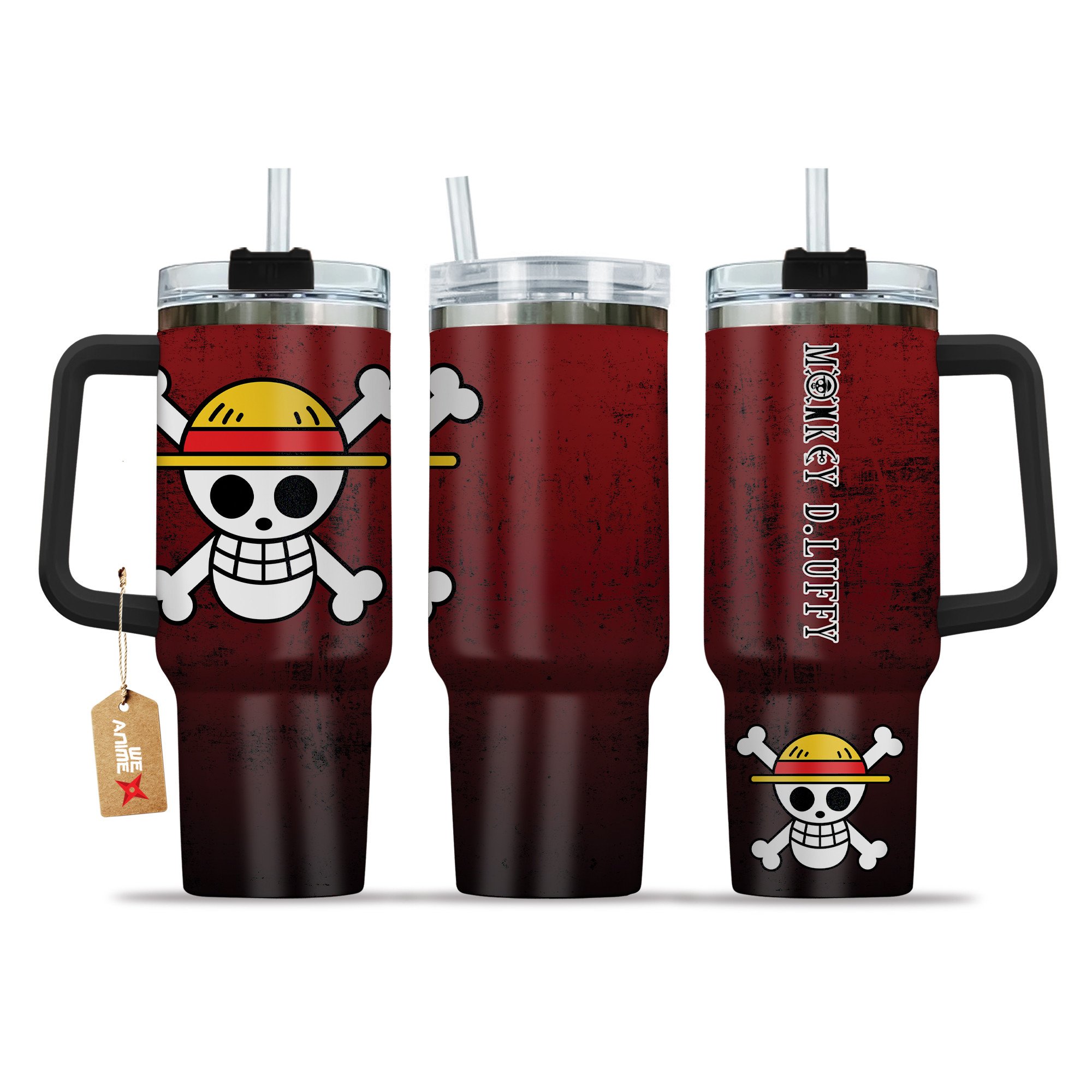 Monkey D.Luffy One Piece Anime Custom Stanley Cup 40 oz 30 oz Tumbler With HandleTVC2301207