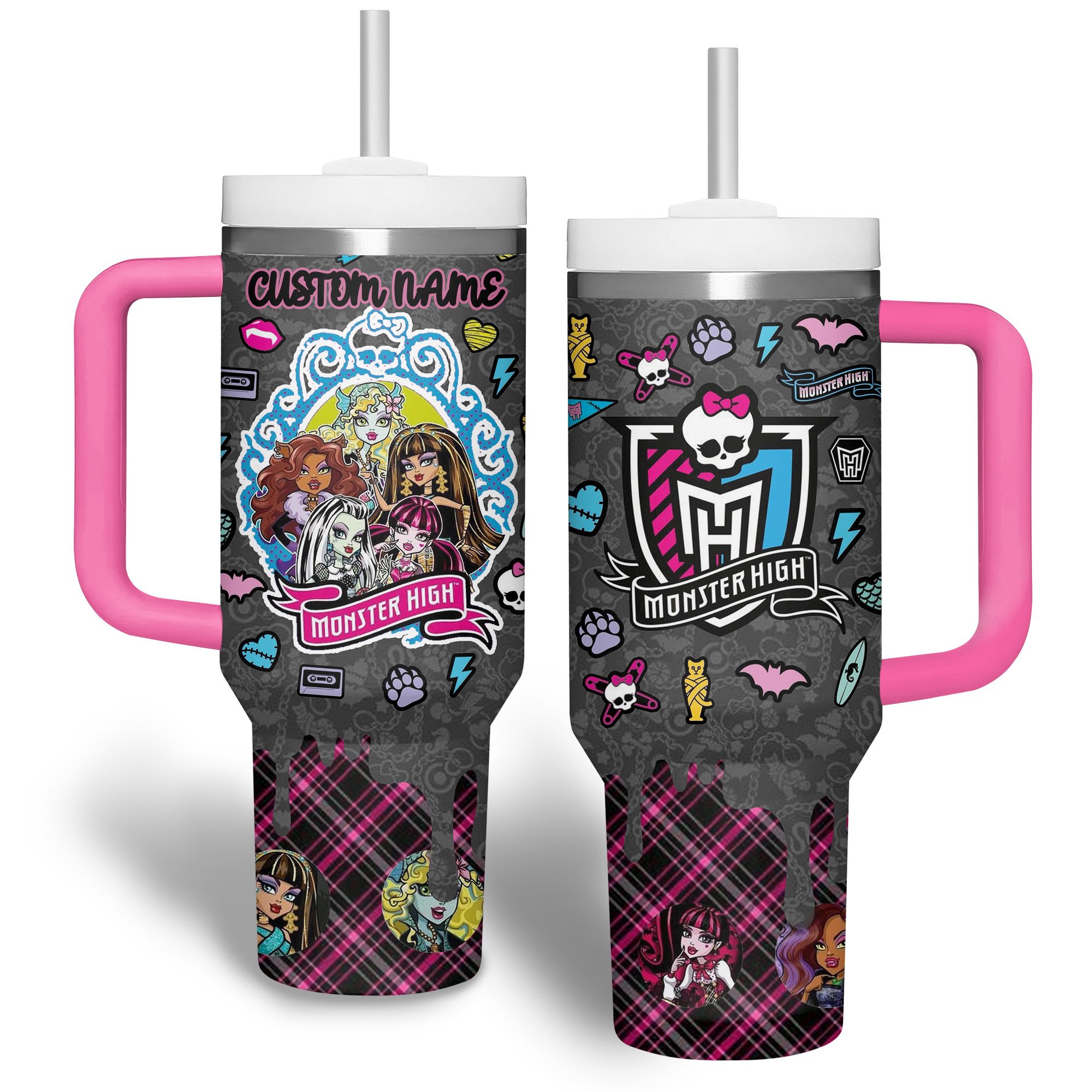 Monster High Cartoon Custom Stanley Cup 40 oz 30 oz Tumbler With HandleTVC2301687
