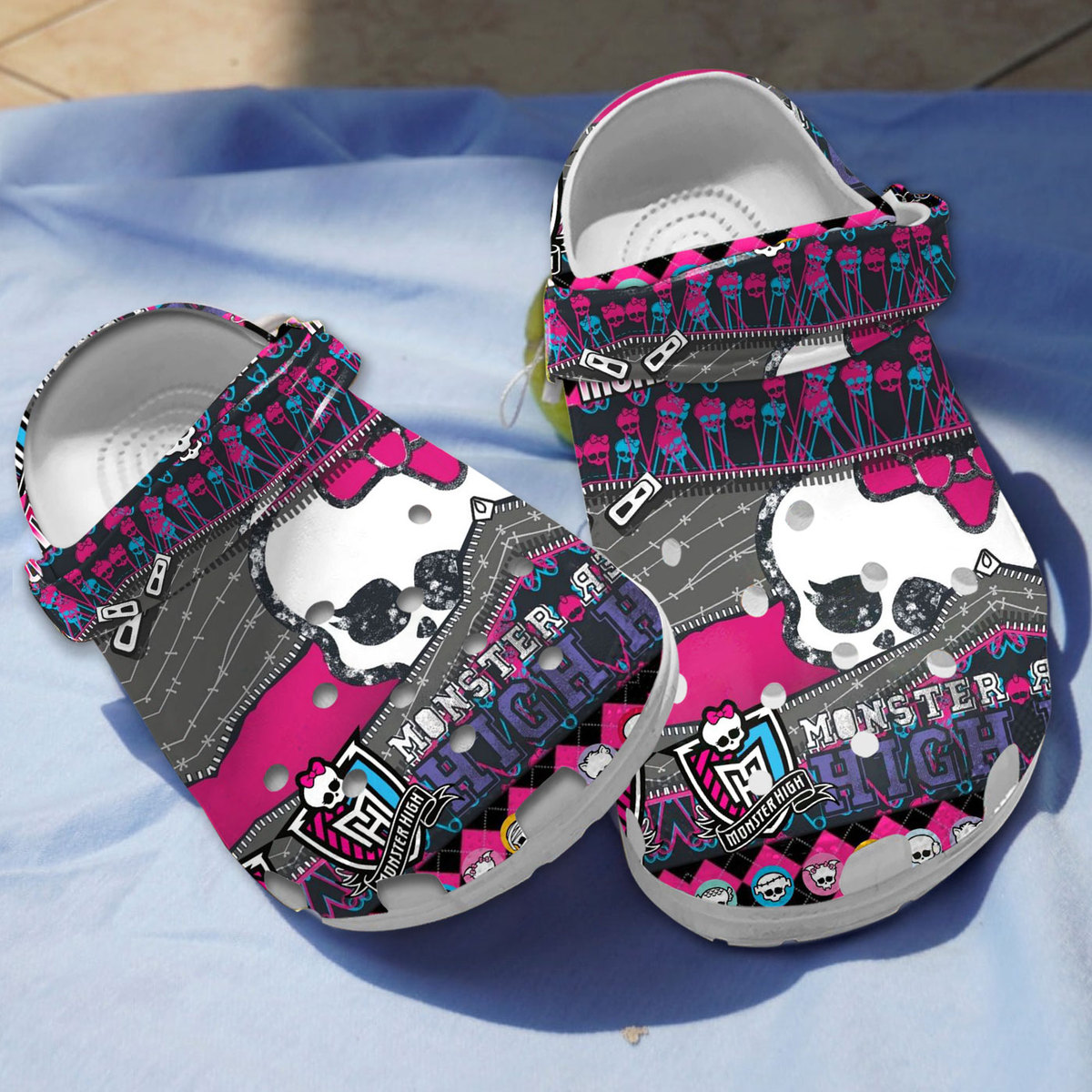 Monster High TV Series Crocs Crocband Clogs Shoes Comfortable For Men Women and Kids