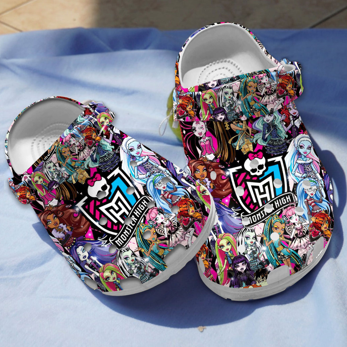 Monster High TV Series Crocs Crocband Clogs Shoes Comfortable For Men Women and Kids