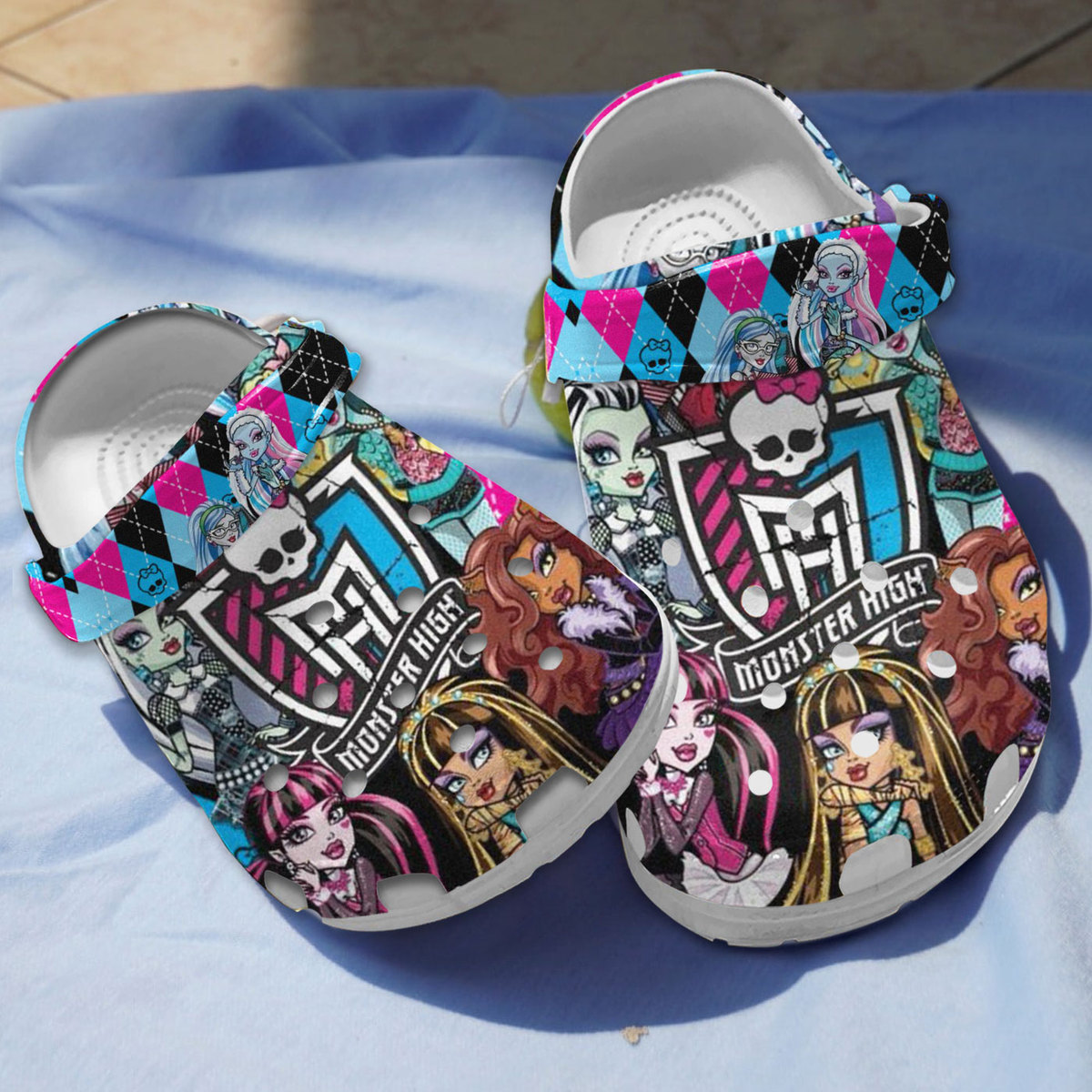 Monster High TV Series Crocs Crocband Clogs Shoes Comfortable For Men Women and Kids