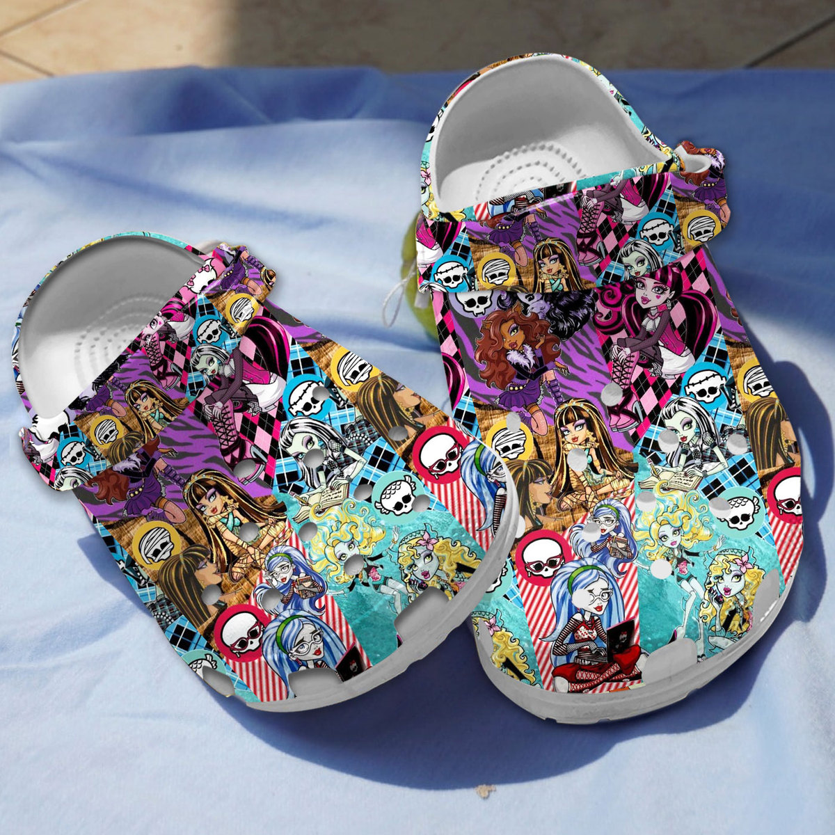 Monster High TV Series Crocs Crocband Clogs Shoes Comfortable For Men Women and Kids