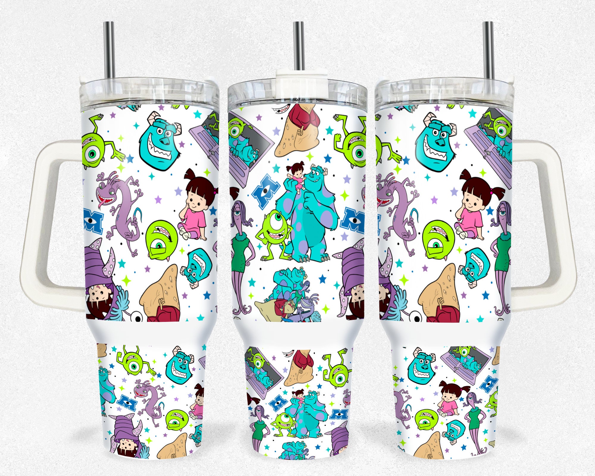 Monsters Inc Disney Cartoon Custom Stanley Cup 40 oz 30 oz Tumbler With HandleTVC2301155