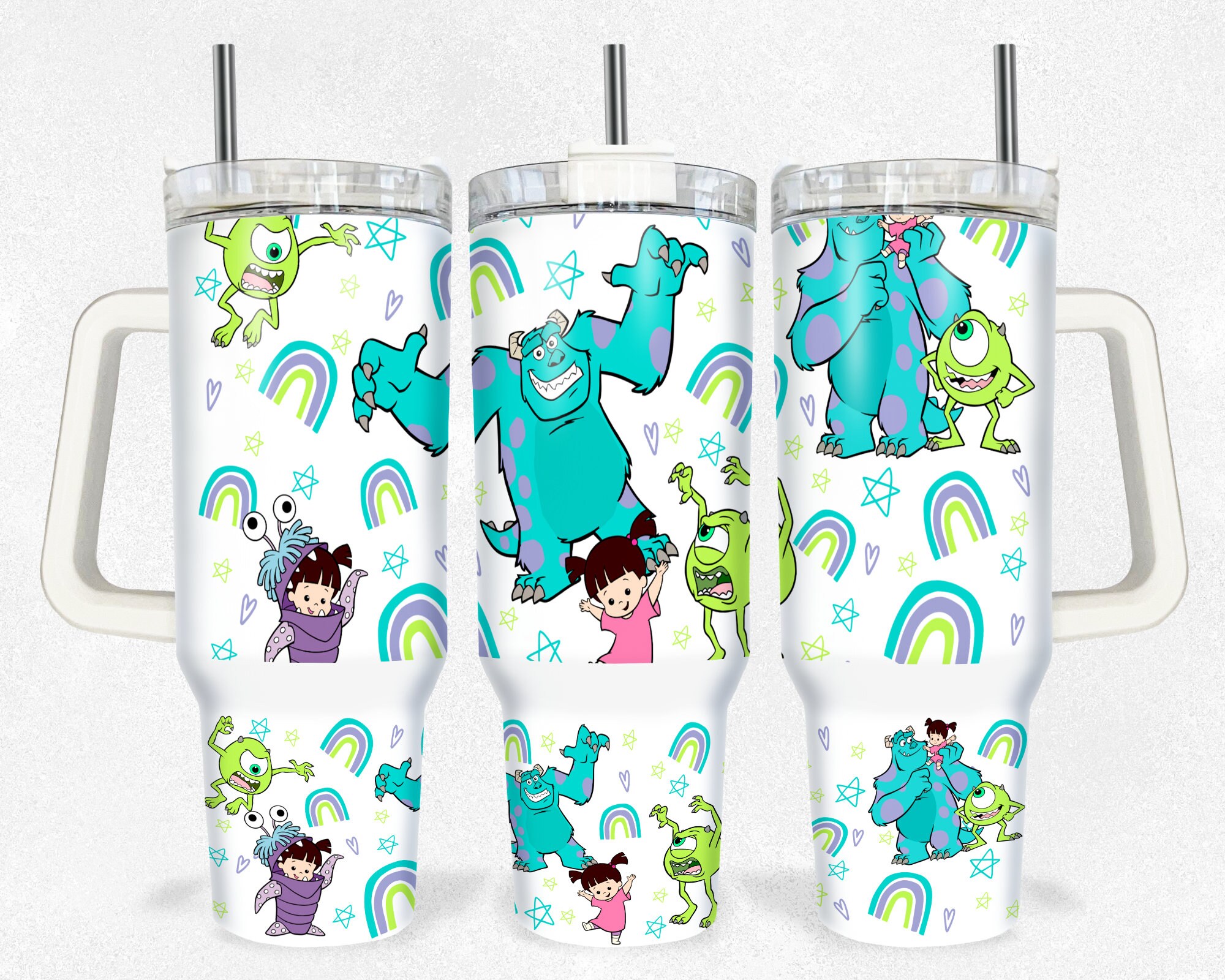 Monsters Inc Disney Cartoon Custom Stanley Cup 40 oz 30 oz Tumbler With HandleTVC2301157