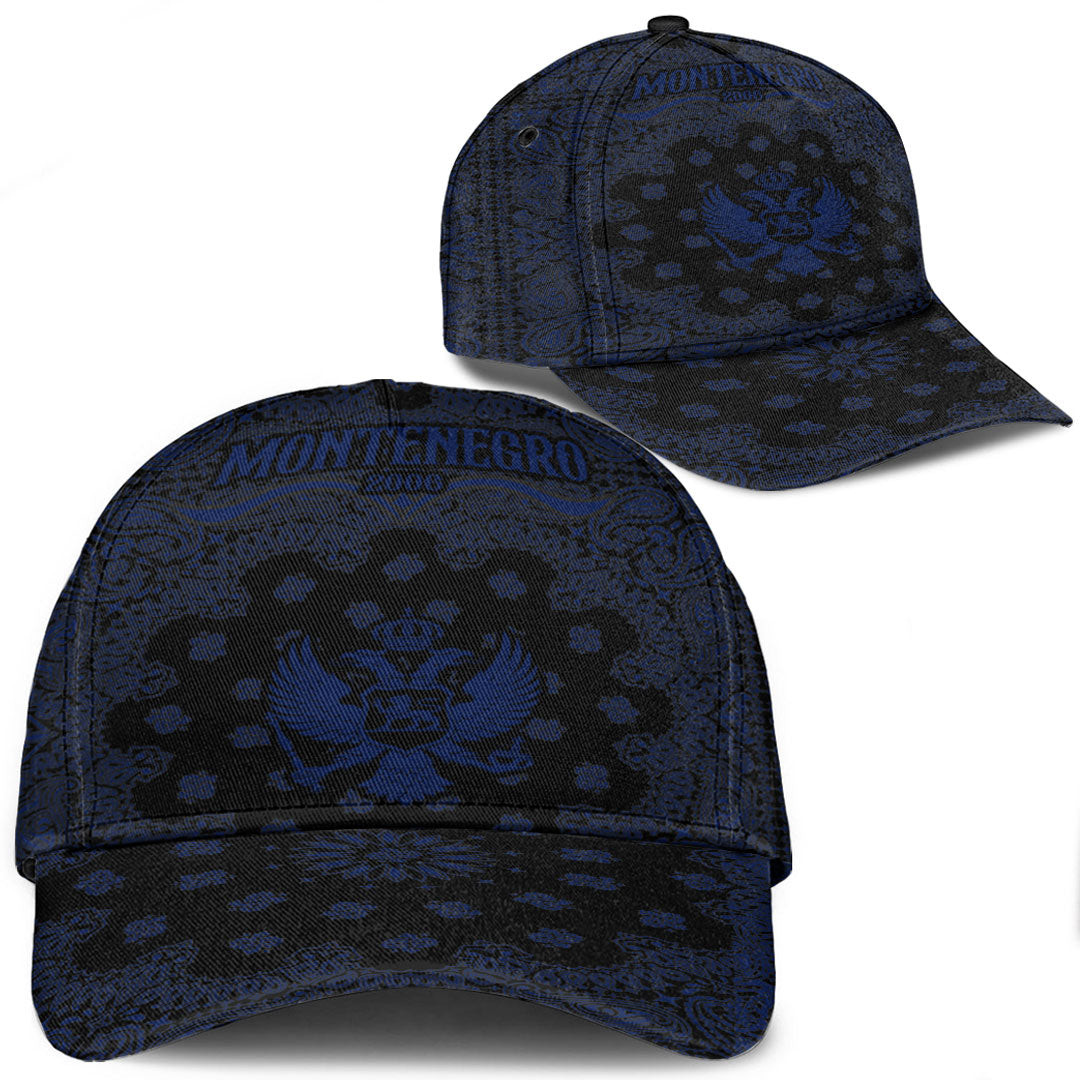 Montenegro Classic Cap Paisley Bandana Never Out of Date" Personalized Cap Trucker Hats Custom Hats Gifts For Men & Women"