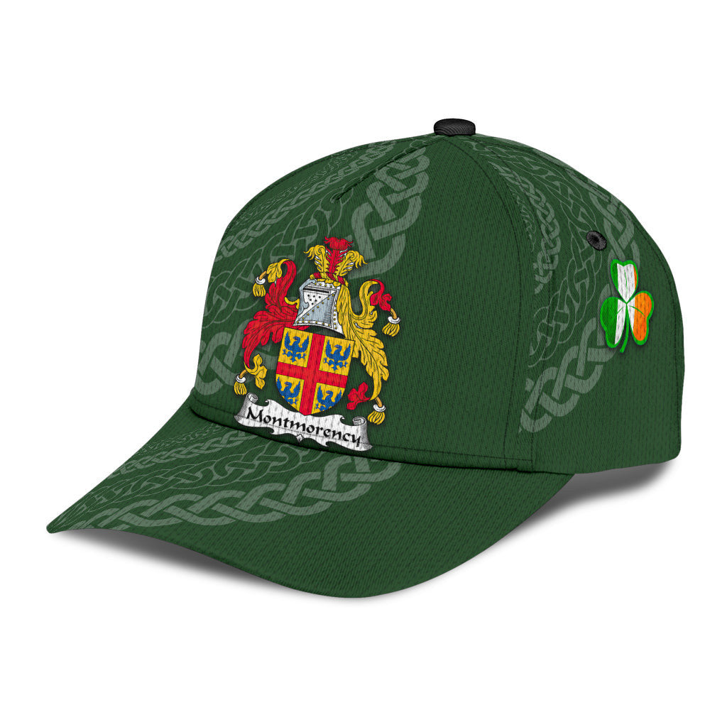 Montmorency Coat Of Arms - Irish Family Crest St Patrick's Day Hat Classic Cap Trucker Hats Custom Hats Gifts For Men & Women