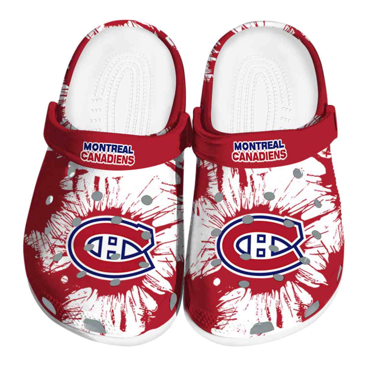 Montreal Canadiens NHL Sport Crocs Crocband Clogs Shoes Comfortable For Men Women and Kids