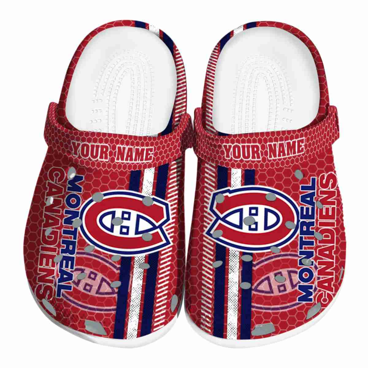 Montreal Canadiens NHL Sport Crocs Crocband Clogs Shoes Comfortable For Men Women and Kids