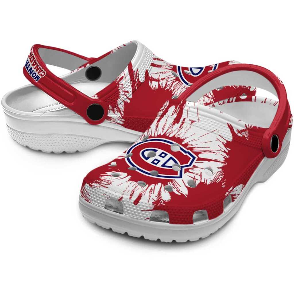 Montreal Canadiens Splatter Graphics ClogTVC1801878 - Image 3