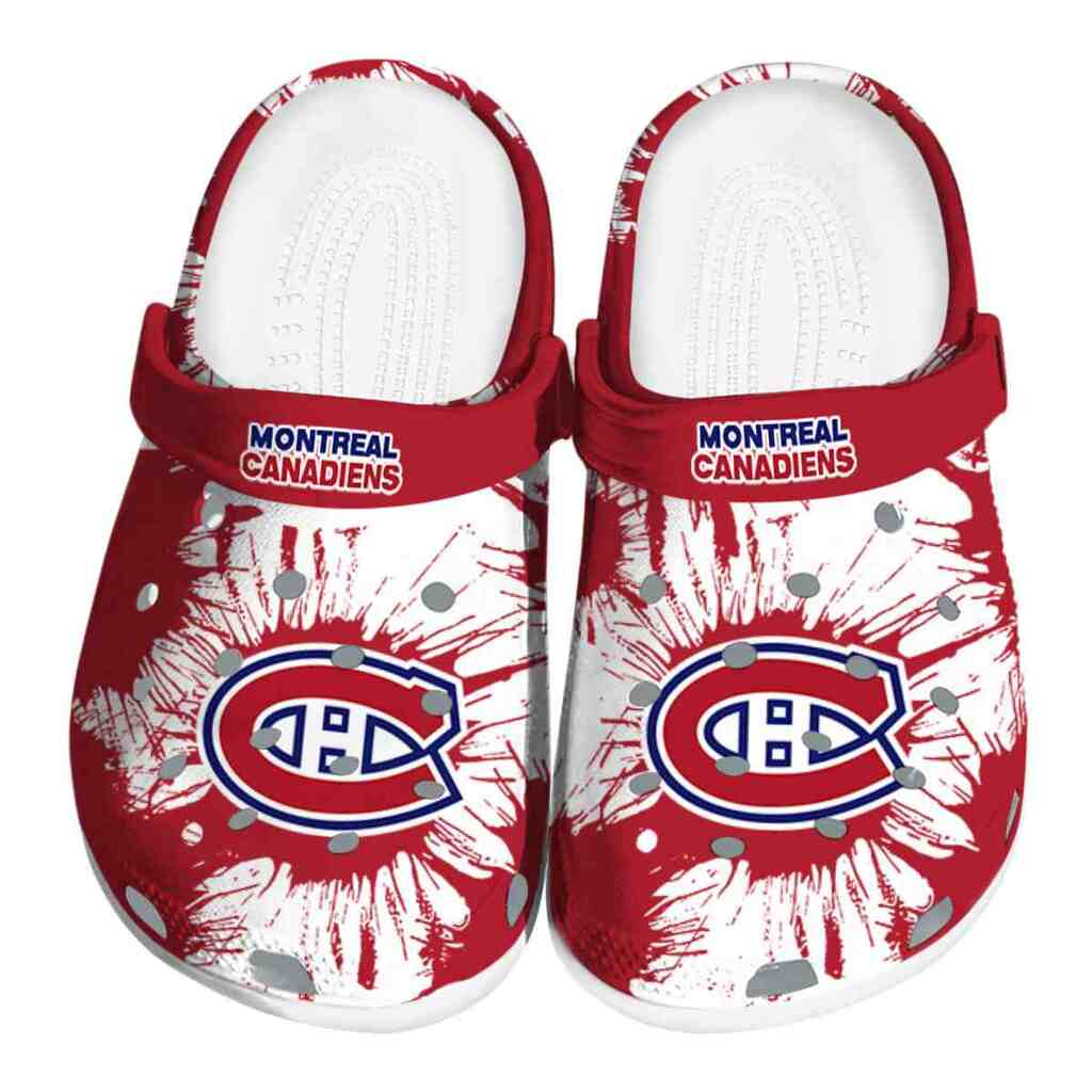 Montreal Canadiens Splatter Graphics ClogTVC1801878